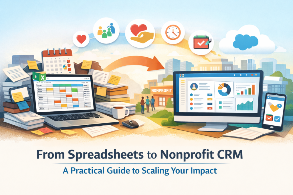 From Spreadsheets to Non-Profit CRM: A practical guide to scaling your impact